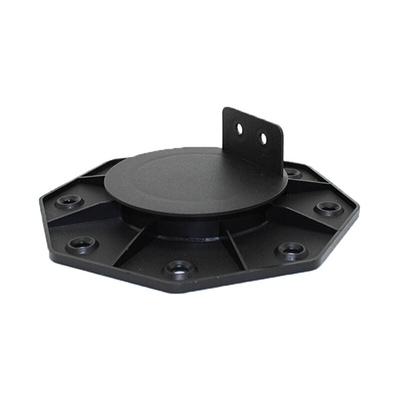 Stelzlager verstellbar von 18 bis 28 mm für holz- und verbundterrasse - Farbe - Schwarz, abgedeckte