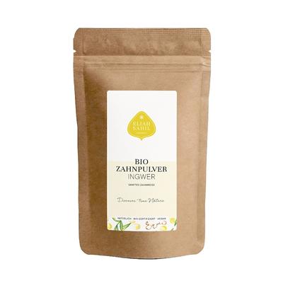 Eliah Sahil - Zahnpulver - Ingwer Refill 200g Zahnpasta Damen