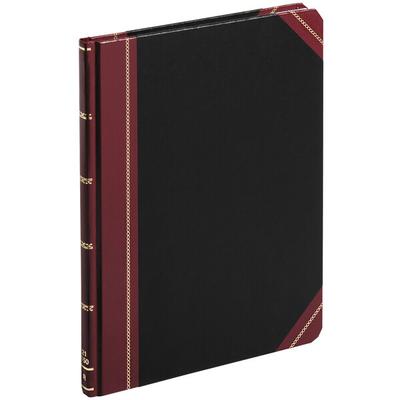 Boorum & Pease 21150R Columnar 10 3/8" x 8 1/8" Black 150 Page Record / Account Book