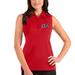 Women's Antigua Red Ole Miss Rebels Tribute Sleeveless Polo