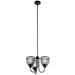 Kichler Lighting Voclain 18 Inch 3 Light Mini Chandelier - 52268BK