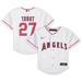 Preschool Nike Mike Trout White Los Angeles Angels Home Replica Player Jersey