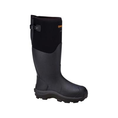 Dryshod Haymaker Gusset Hard-Working Farm Boot - Men's Black/Orange 15 HAYG-MH-BK-015