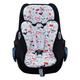 JYOKO Kids Universal Cotton pram Liner for carseat gr 01 2 3 (Dino Party)