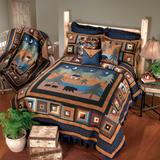 Donna Sharp Midnight Bear King Quilt - American Heritage Textiles 90907