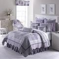 Donna Sharp Lavender Rose Twin Quilt - American Heritage Textiles 82044