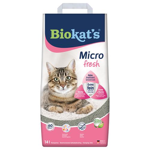 14 l Micro Fresh Biokat's Katzenstreu