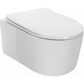 I-flair - Toilette Hänge wc Spülrandlos inkl. wc Sitz mit Absenkautomatik softclose + abnehmbar