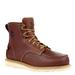 Georgia Boot USA Wedge 6" Soft Moc Toe - Mens 8.5 Brown Boot Medium