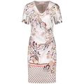 GERRY WEBER Damen 380018-38301 Kleid, Mehrfarbig (Rosa/Tabak/Flamingo Dru 3107), (Herstellergröße: 40)