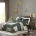 Woolrich Full/Queen 100% Cotton Printed Pieced Quilt Mini Set in Green - Olliix WR13-2815