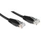 EWENT Black, 10.0 Meter, UTP, cat6 Patch Cable, with RJ45 connectors