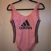 Adidas Swim | Adidas Pink And Black One Piece Swimsuit Msrp $89 | Color: Black/Pink | Size: M