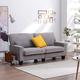 Cherry Tree Furniture Sherbrook Large 2-Seater Fabric Sofa (Light Grey Fabric)