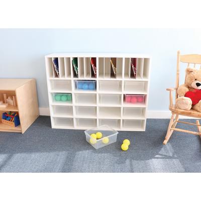 Whitney White Cubby Organizer Cabinet - Whitney Brothers WB0664