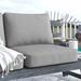 Latitude Run® Larrissa 4 Piece Outdoor Cushion Acrylic in Gray | 6 H x 28 W in | Wayfair A2DFBA3832C54C4685F77159F52A5848