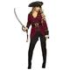Boland 83768 - Kostüm Piratin Hurricane, Mantel, Hut und Gürtel, für Damen, Seefahrer, Seeräuber, Verkleidung, Karneval, Mottoparty
