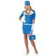 California Costumes Retro Stewardess Kostüm, Mehrfarbig, X-Large