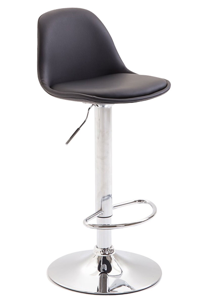 CLP Barhocker Kiel Kunstleder chrom/schwarz Image