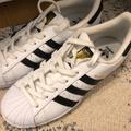 Adidas Shoes | Adidas Superstar Sneakers | Color: White | Size: Kids Size 6 = Women’s Size 8