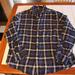 American Eagle Outfitters Shirts | American Eagle Outfitters Mens Plaid Shirt Size L | Color: Blue/Red | Size: L