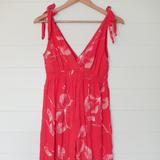 American Eagle Outfitters Dresses | American Eagle Shoulder-Tie Dress | Color: Orange/Pink | Size: S