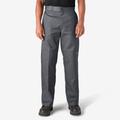 Dickies Men's Loose Fit Double Knee Work Pants - Charcoal Gray Size 48 30 (85283)