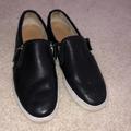 J. Crew Shoes | Black Slip On Flats | Color: Black/White | Size: 9.5