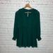 Zara Dresses | 3x$25zara Collection Green Ruffled Dress Xs | Color: Green | Size: Xs