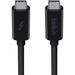 Belkin Thunderbolt 3 USB Type-C Male Cable (3', Black) F2CD081BT1M-BLK