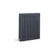 Windsor - Radiateur Électrique Style Fonte Rétro Horizontal Triple Rang - Anthracite - 60 cm x 60.5