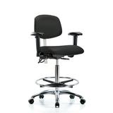 Blue Ridge Ergonomics Ergonomic Office Chair Upholstered in Brown | 38 H x 26 W x 26 D in | Wayfair NECR-HBCH-CR-T0-A1-CF-EC-ESDBLK