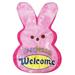 Dicksons Inc Every Bunny Welcome 2-Sided Polyester Garden Flag in Blue/Pink/Yellow | 18 H x 13 W in | Wayfair M011097