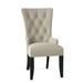 Hekman Tufted Upholstered Arm Chair Upholstered, Solid Wood in Gray/Brown | 40 H x 21 W x 27.5 D in | Wayfair 7W2A5Y6GD3000092