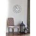 Hermle Oversized Claire 24" Wall Clock Plastic in Gray | 24 H x 24 W x 2 D in | Wayfair 42016