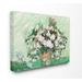 Ophelia & Co. 'Flower Pot Green Van Gogh Classical' Painting Print Canvas in White | 36 H x 48 W x 1.5 D in | Wayfair