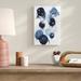 Bungalow Rose 'Blue Galaxy IV' by Grace Popp - Wrapped Canvas Painting Print Canvas in Blue/Gray/White | 18 H x 12 W x 1.25 D in | Wayfair
