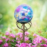 Red Barrel Studio® Dirayr Mosaic Gazing Ball Glass | 18.5 H x 9.84 W x 9.84 D in | Wayfair 3EF594D324B645798E588E5E00FB74B8