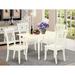 Ophelia & Co. Chelmsford Drop Leaf Solid Wood Dining Set Wood in White | Wayfair E1C19C0B9EB54DC7A18E0B161E208D72