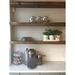 Loon Peak® Andersonville Pine Solid Wood Floating Shelf w/ Reclaimed Wood in Brown/Green | 10 H x 72 W x 2 D in | Wayfair