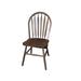 Alcott Hill® Hollins Windsor Back Side Chair in Dark Walnut Wood in Brown/Gray | 37.5 H x 18 W x 18 D in | Wayfair F98581EF402B4EC6862D563EF3AAEBA6