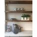 Loon Peak® Andersonville Pine Solid Wood Floating Shelf w/ Reclaimed Wood in Brown/Green | 10 H x 24 W x 2 D in | Wayfair