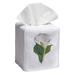 Bay Isle Home™ Bruck Calla Lily Tissue Box Cover Fabric in White | 5.25 H x 4.5 W x 4.5 D in | Wayfair 6461BCA69DAF4E71A7BE7D69D737EB9D