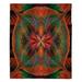 Wildon Home® Ara Leafy Jade Throw Polyester in Red/Green | 68 W in | Wayfair EC05346EEE134043B1EF16778F846DD4