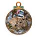 The Holiday Aisle® Tidaholm Sweet-Visit Ball Ornament Wood in Brown | 5.5 H x 5 W x 0.25 D in | Wayfair 181B7ED4741A4100BCB4E68751E23949