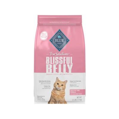 Blue Buffalo True Solutions Blissful Belly Digestive Care Formula Dry Cat Food, 3.5-lb bag