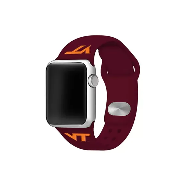 affinity-bands-ncaa-virginia-tech-hokies-silicone-apple-watch-band-38-millimeter,-38-mm/