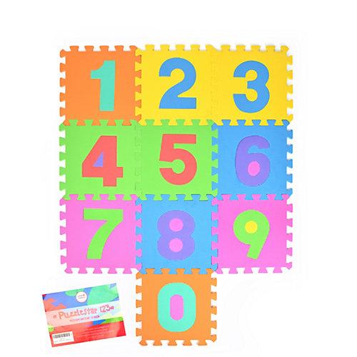 Puzzlematte mit Zahlen Puzzlestar 123 bunt