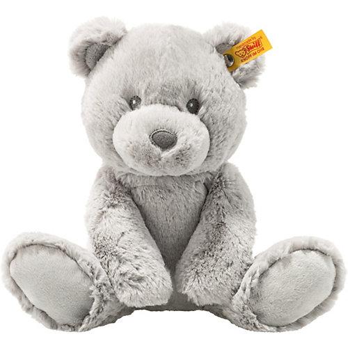 Soft Cuddly Friends Bearzy Teddybär, 28 cm grau