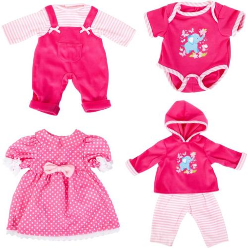 Puppenkleidungs-Set 5-tlg. von Bayer, 42-46 cm